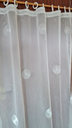 Gardine store schal - store, creme