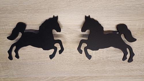 Pferd wanddeko metall - pferd,